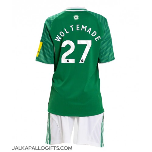 Newcastle United Nick Woltemade #27 Vieras Peliasu Lasten 2025-26 Lyhythihainen (+ Lyhyet housut)